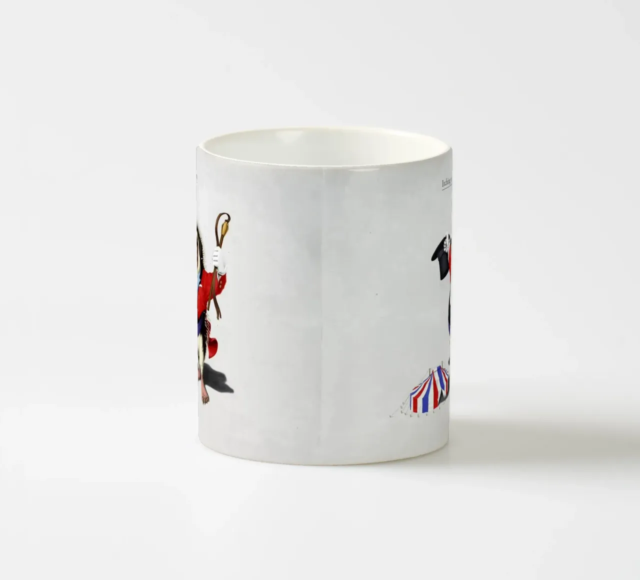 Itching to perform (Titled) tazza in ceramica da Rob Art | Illustration