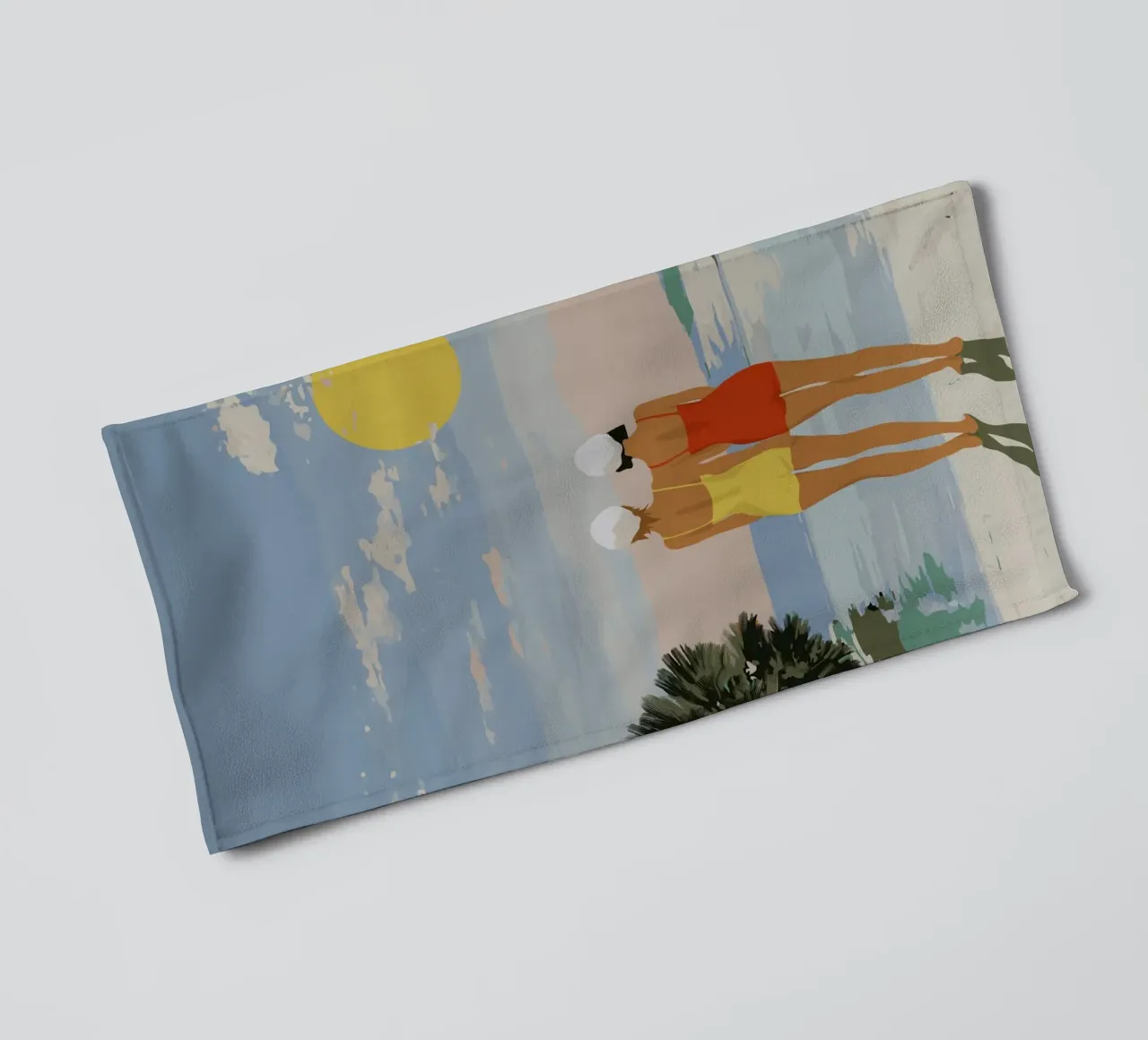 Vue sur la mer serviette de bain de LaylaOzFun