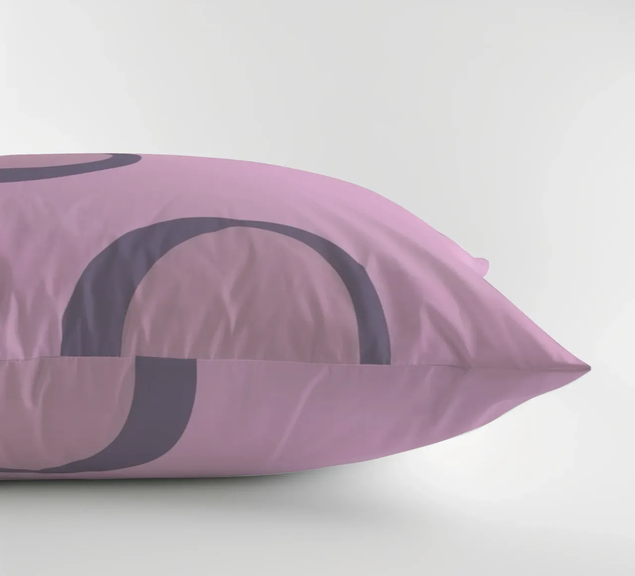 Abstract pattern with circles in pink, rose and purple. decorative cushion by Something for you