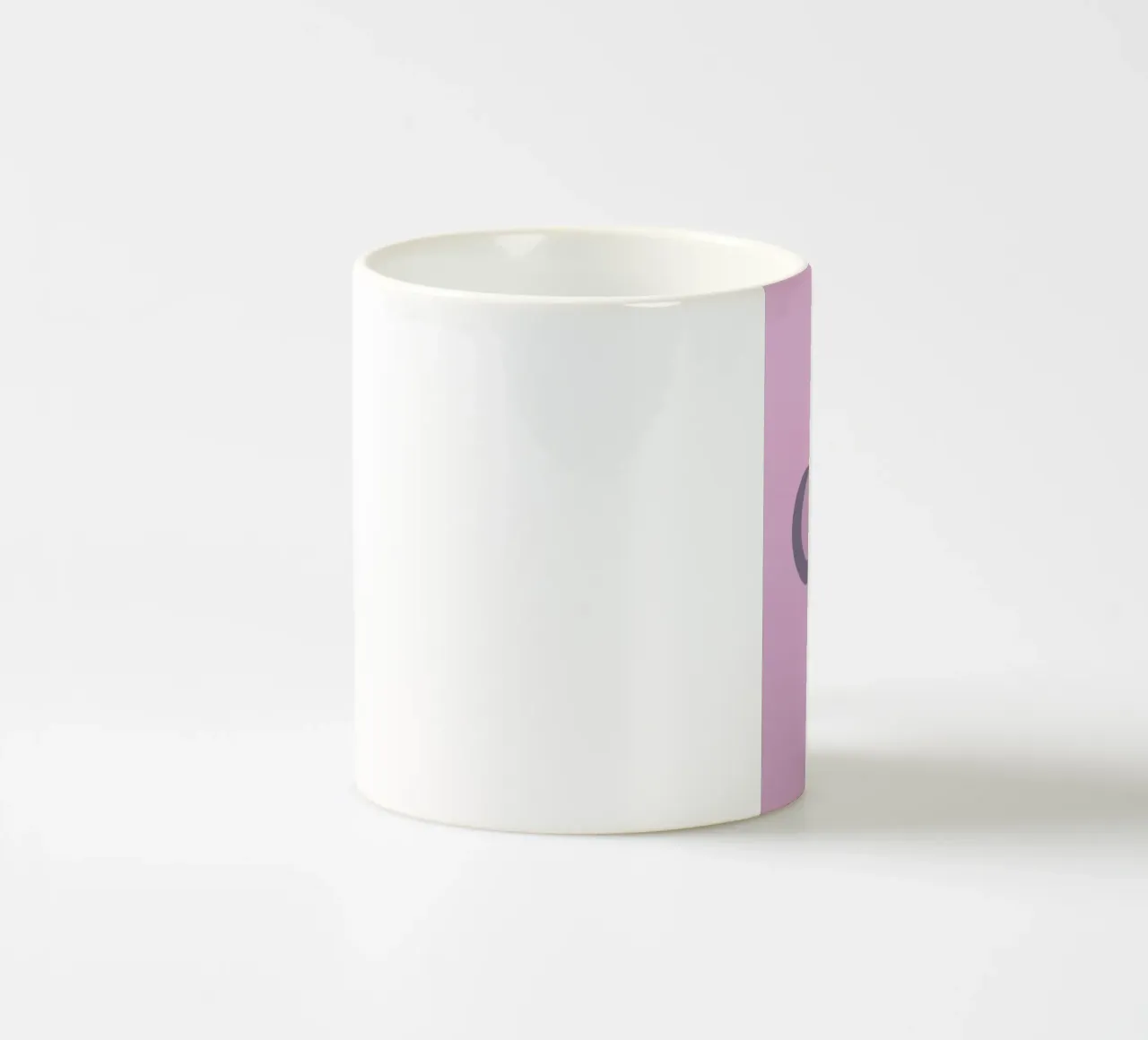 Abstract pattern with circles in pink, rose and purple. ceramic mug by Something for you