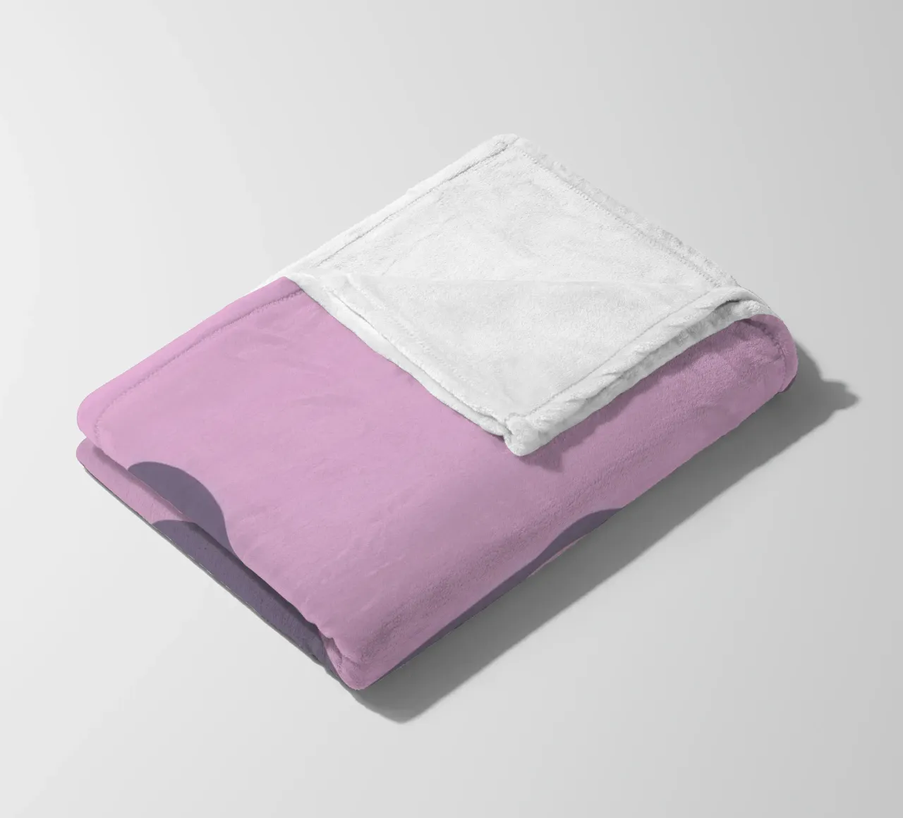 Abstract pattern with circles in pink, rose and purple. fleece blanket by Something for you