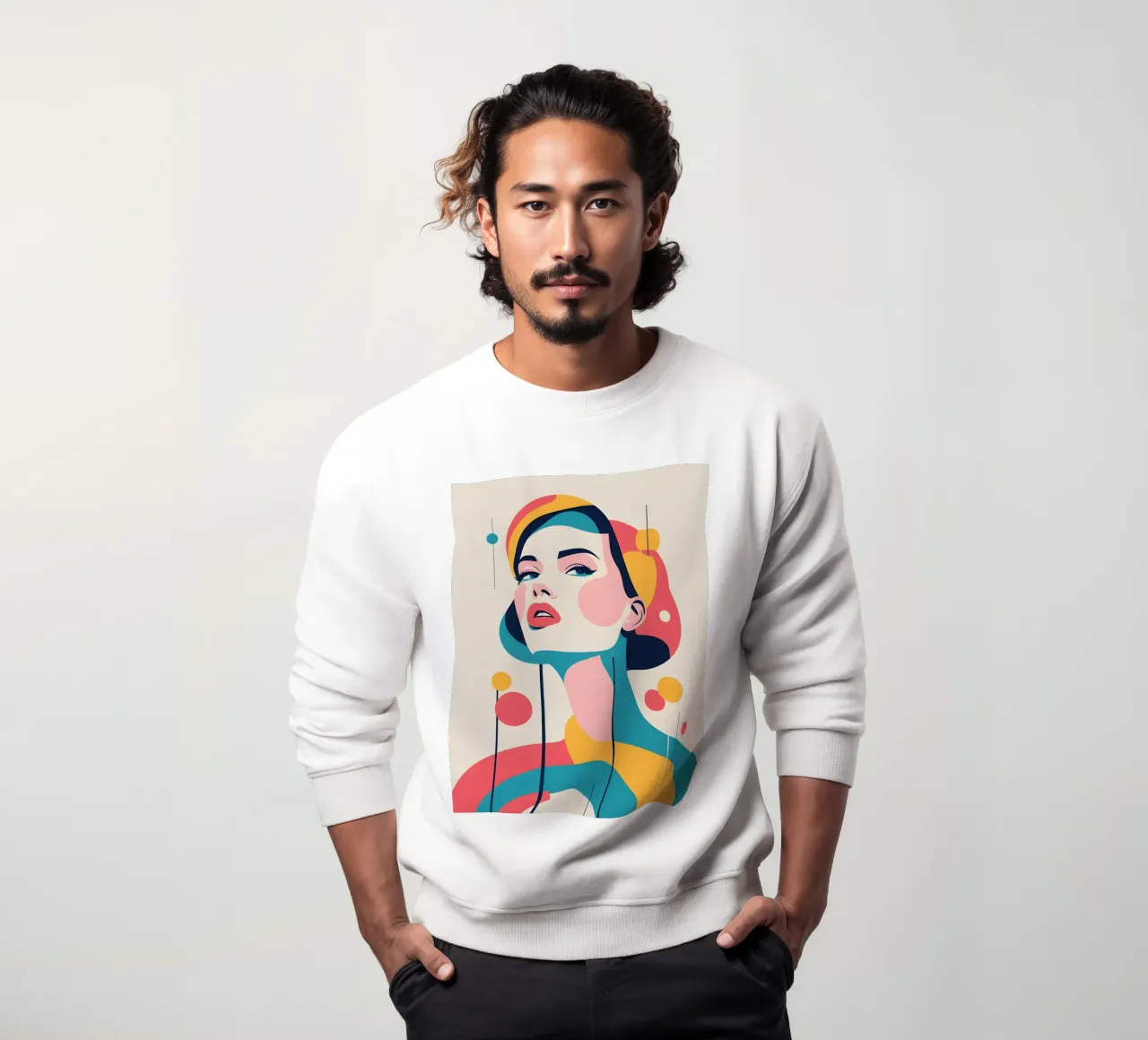 mujer vector pop art sudadera de LIFESTYLE OBJECTS