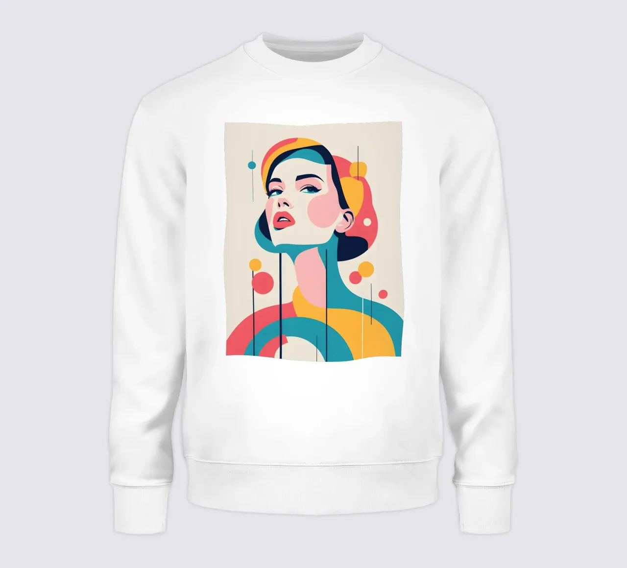 mujer vector pop art sudadera de LIFESTYLE OBJECTS