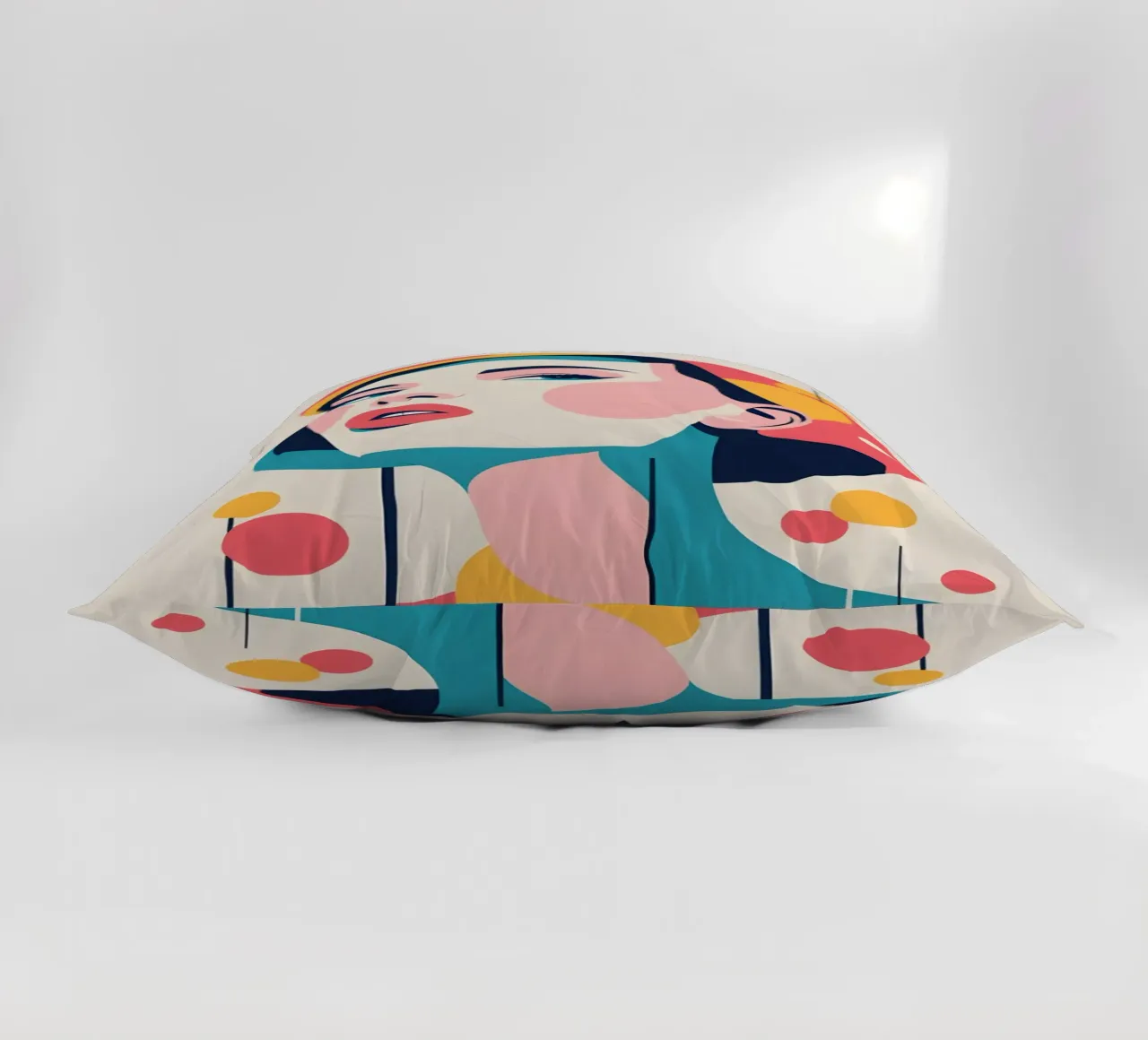 donna vettoriale pop art cuscino da LIFESTYLE OBJECTS