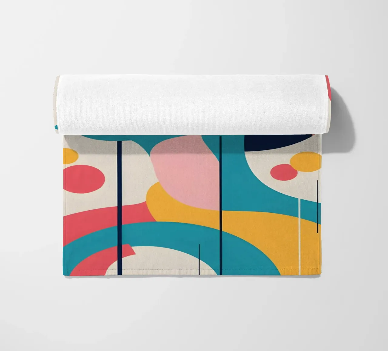 donna vettoriale pop art telo mare da LIFESTYLE OBJECTS