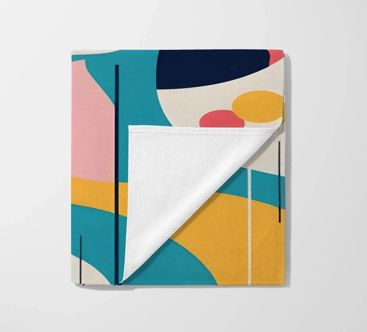 donna vettoriale pop art telo mare da LIFESTYLE OBJECTS