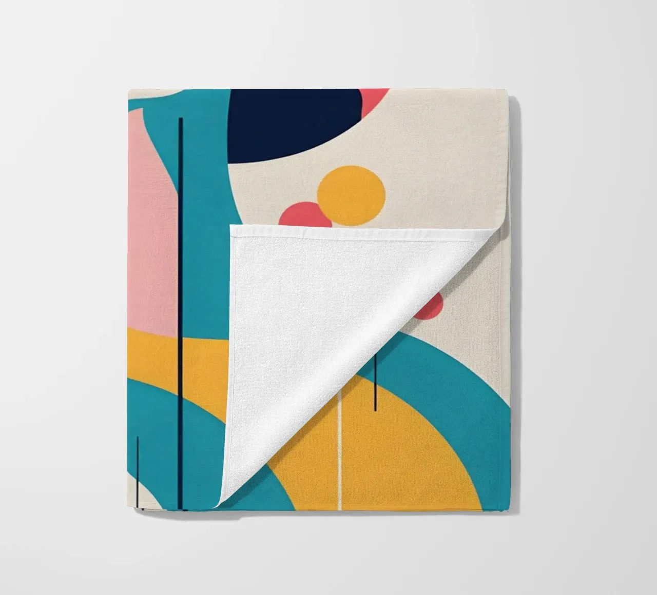 donna vettoriale pop art telo mare da LIFESTYLE OBJECTS