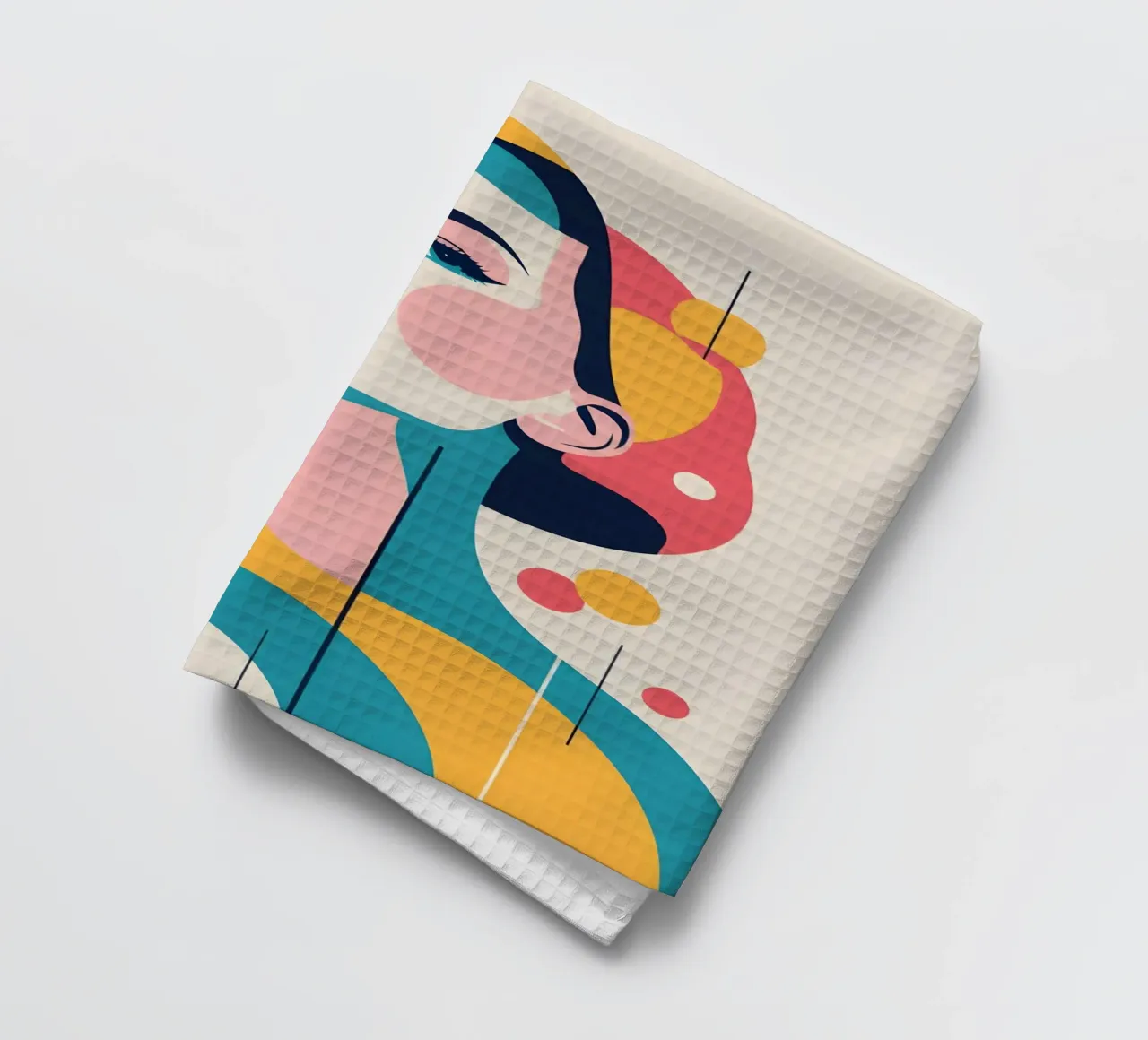donna vettoriale pop art canovaccio da cucina da LIFESTYLE OBJECTS