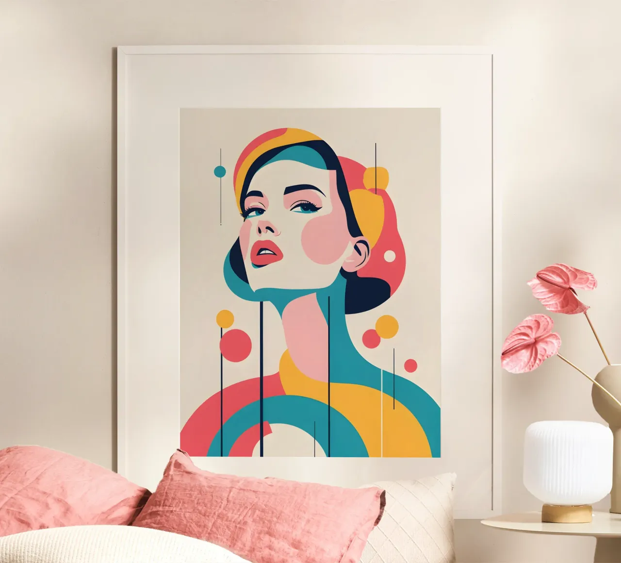 mujer vector pop art hahnemühle de LIFESTYLE OBJECTS