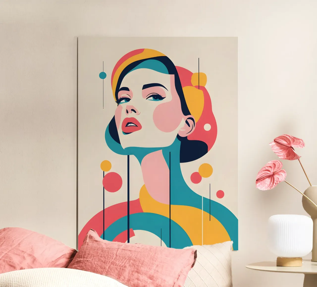 mujer vector pop art hahnemühle de LIFESTYLE OBJECTS
