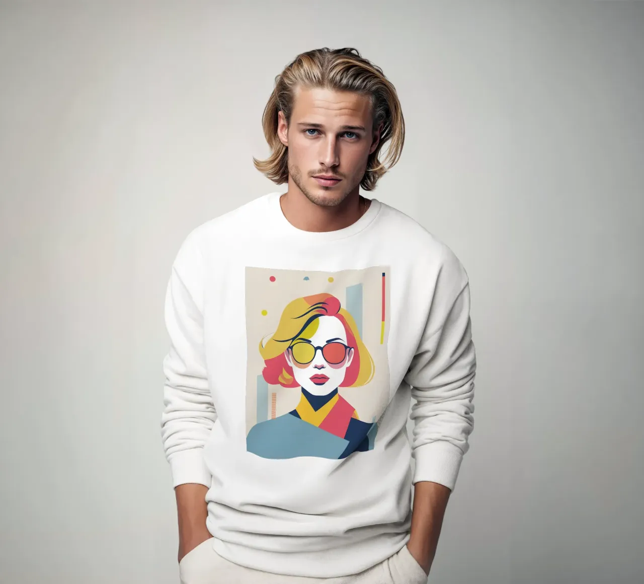 mujer vector pop art sudadera de LIFESTYLE OBJECTS