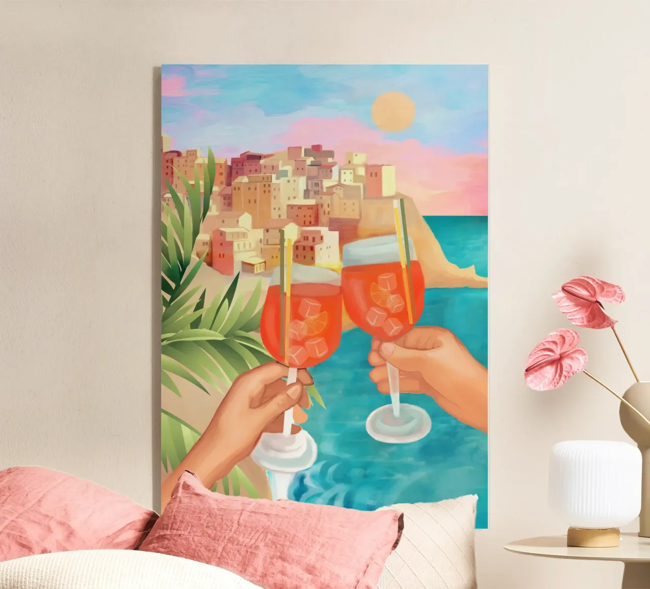 Aperol Sunset plexiglass da cityart