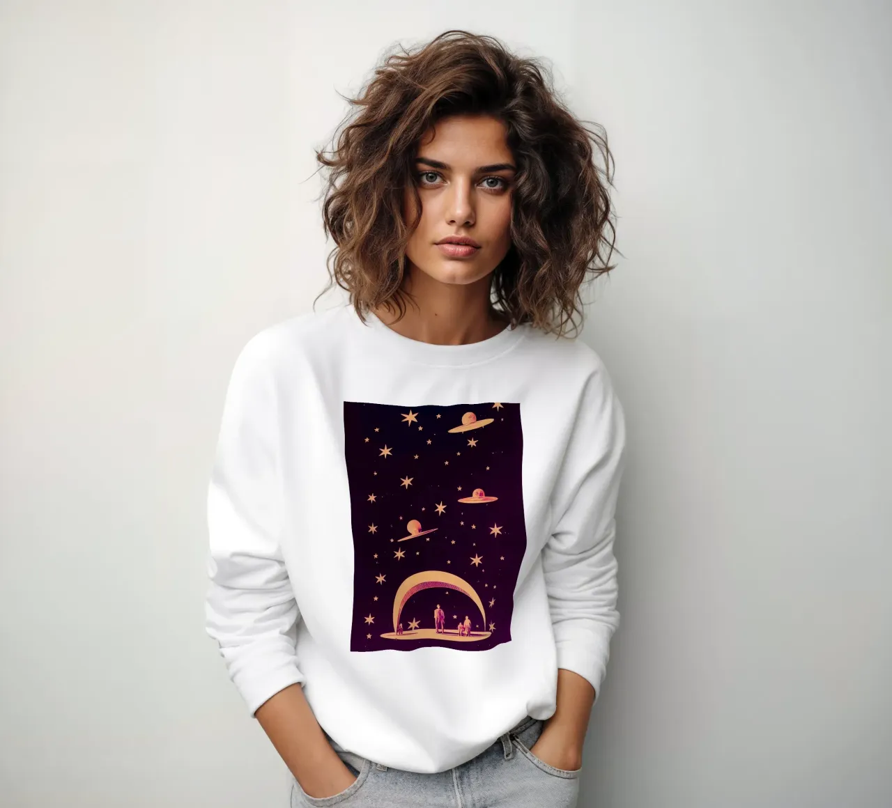 Un sogno galattico felpa da Charlotte Gagnon