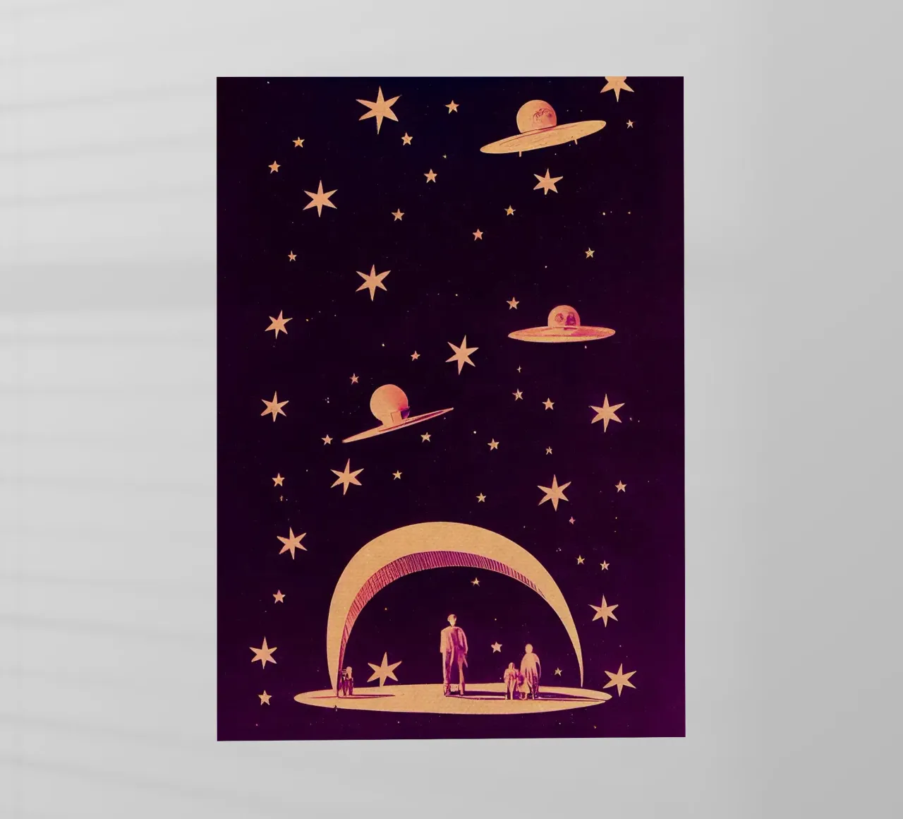 Un sogno galattico pellicola backlit da Charlotte Gagnon