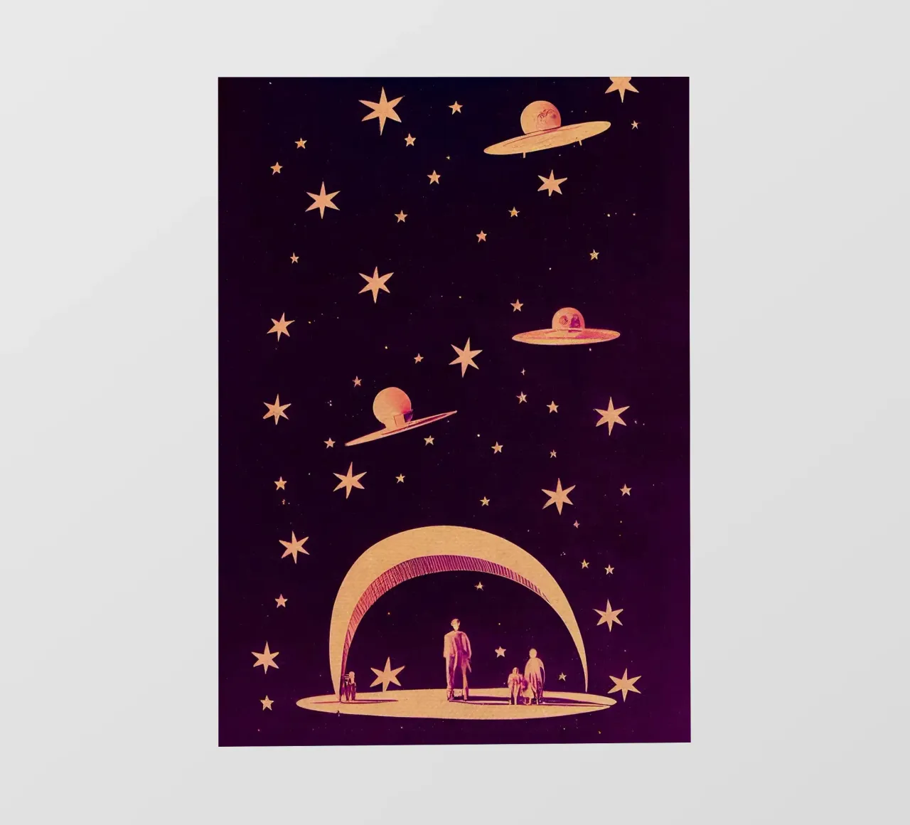 Un sogno galattico pellicola backlit da Charlotte Gagnon