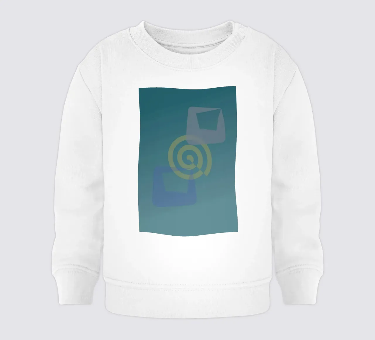 Abstraktes Muster mit Rechtecken und einem Kreis. felpa neonato da Something for you