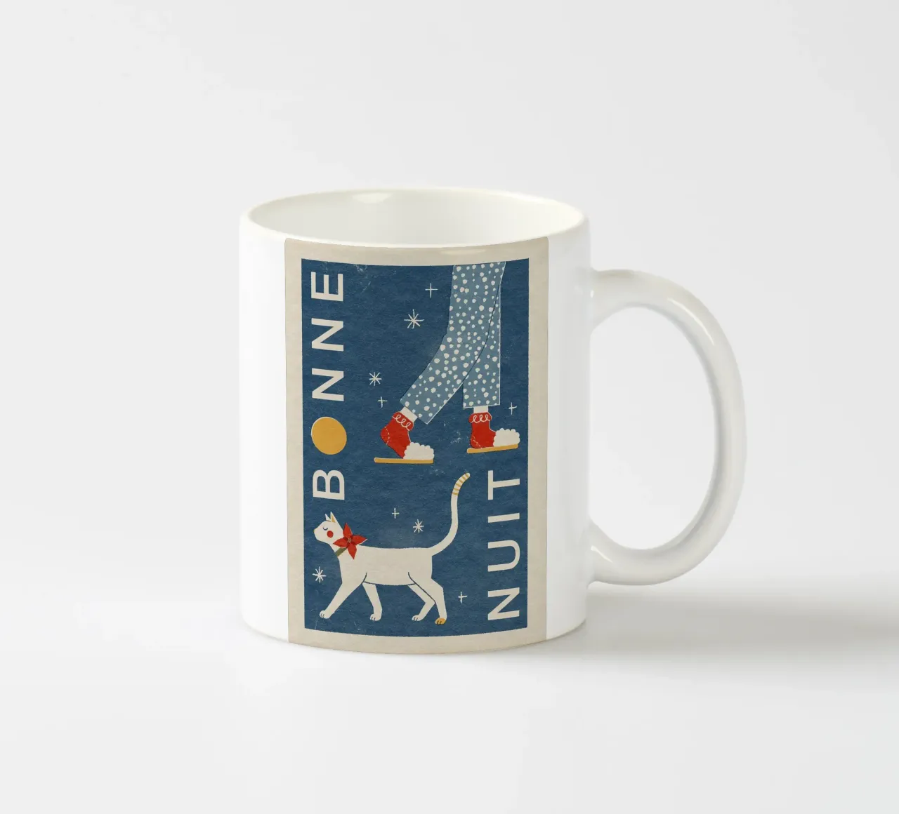 Buona notte tazza in ceramica da Charlotte Gagnon