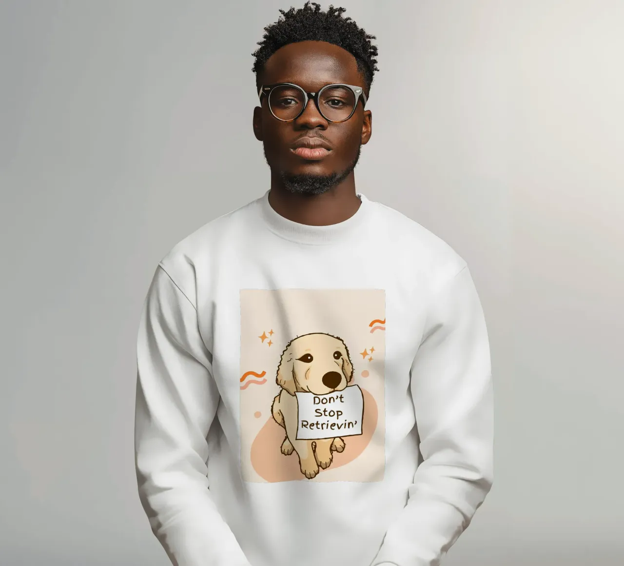 Cartone animato del cane "Don't Stop Retrievin felpa da Liam Johnson