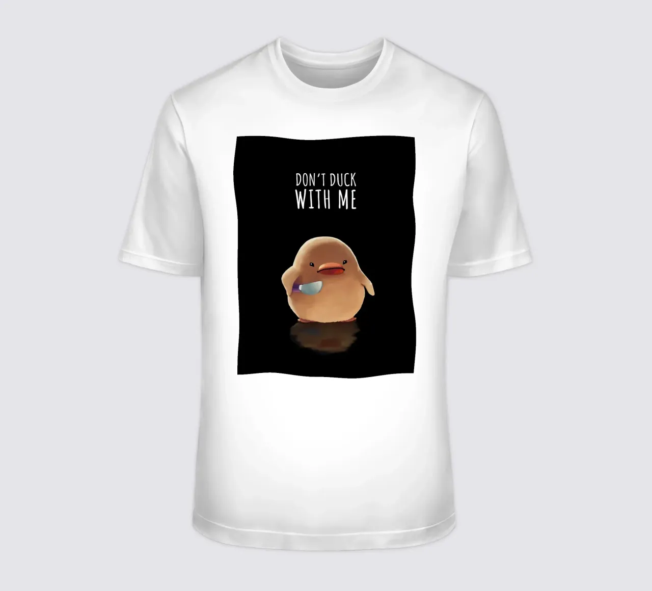 Non fare l'anatra con me t-shirt da Liam Johnson