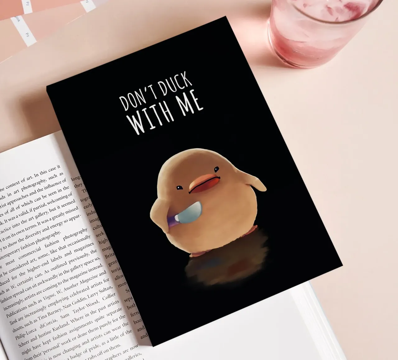 Dont Duck With Me carnet de notes de Liam Johnson