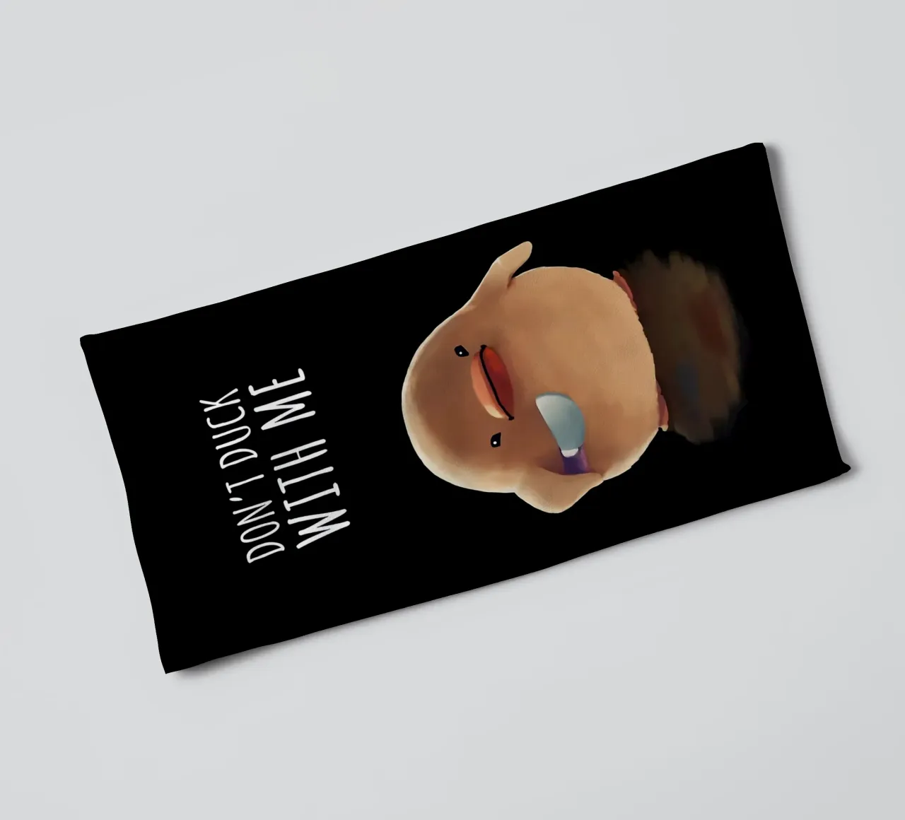 Dont Duck With Me serviette de bain de Liam Johnson