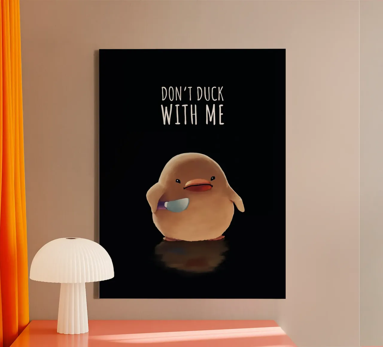Dont Duck With Me canvas by Liam Johnson
