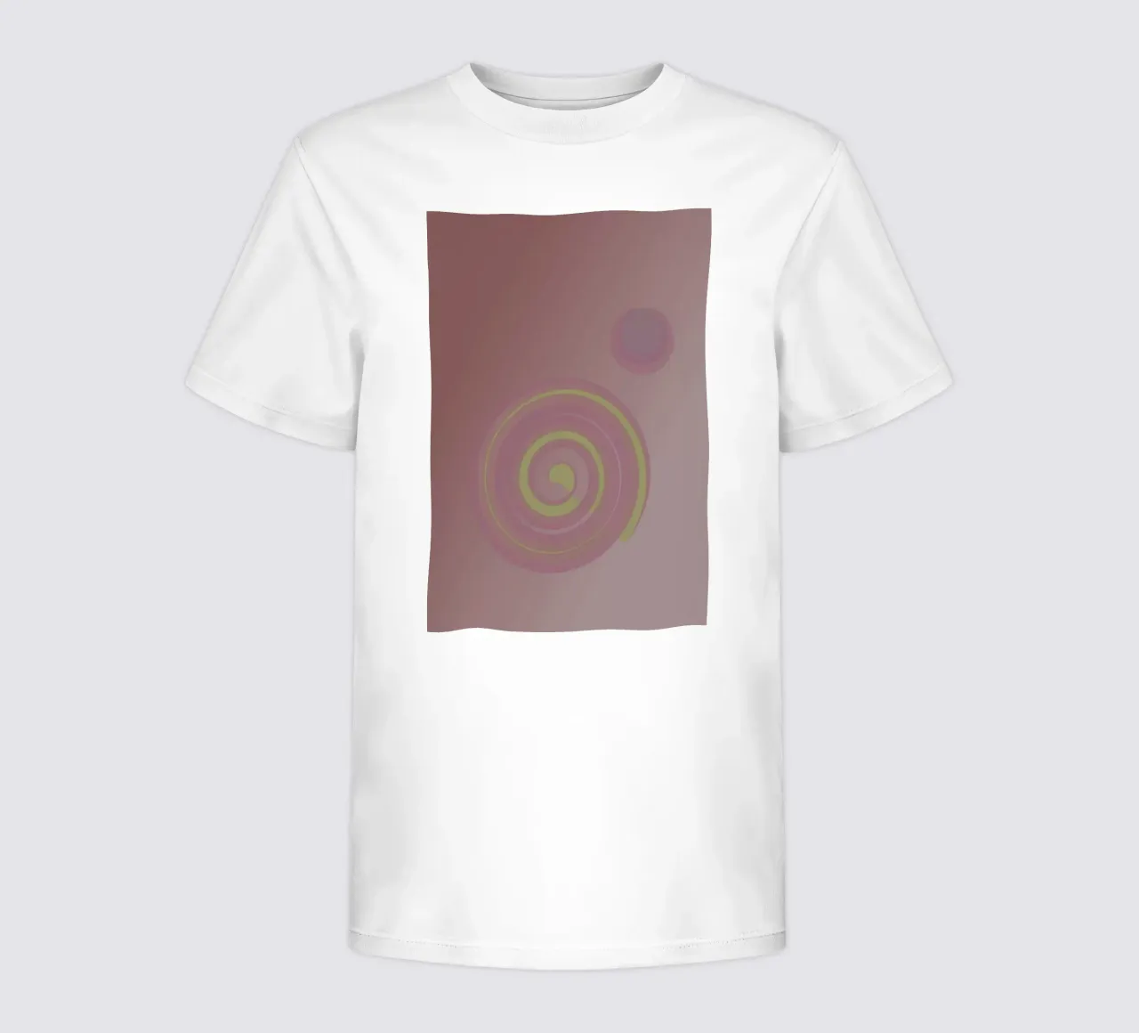 Abstract pattern with circles. In pink, pink, yellow and purple. kids t-shirt by Something for you