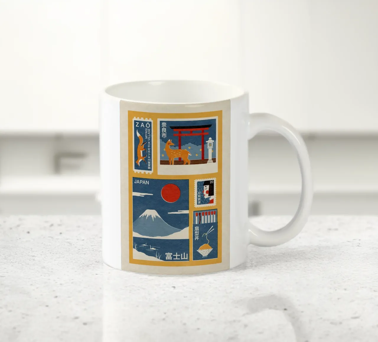 Ephemera giapponese tazza in ceramica da Charlotte Gagnon