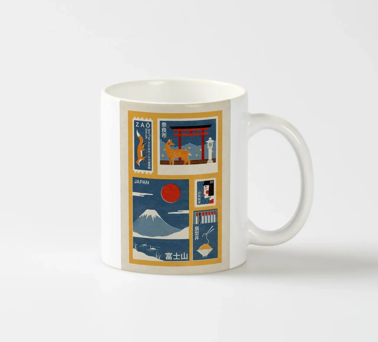 Ephemera giapponese tazza in ceramica da Charlotte Gagnon