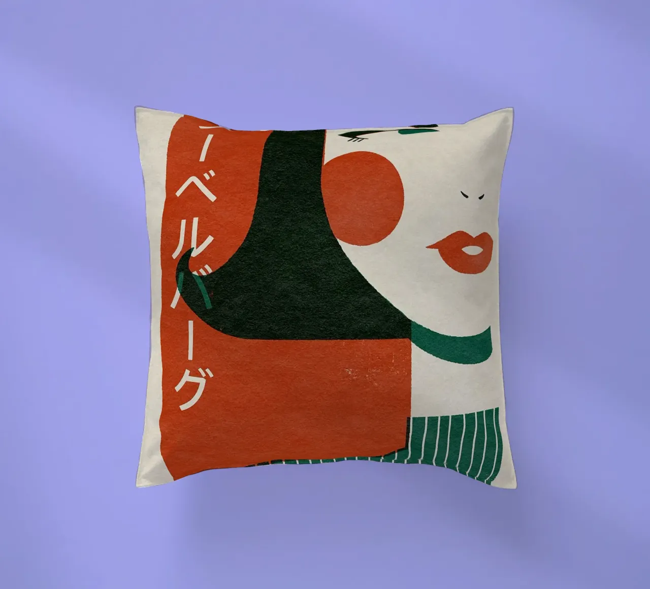 New Wave giapponese cuscino da Charlotte Gagnon