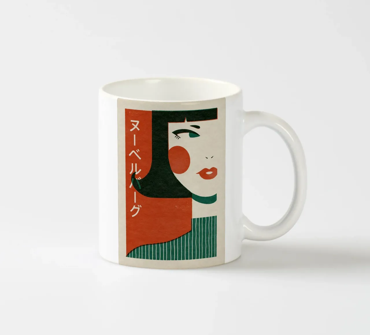 New Wave giapponese tazza in ceramica da Charlotte Gagnon