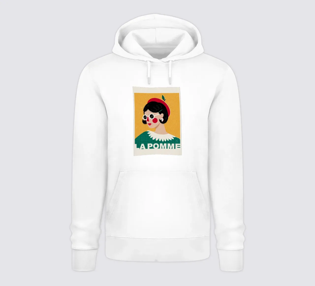 Moda francese La Pomme felpa con cappuccio da Charlotte Gagnon