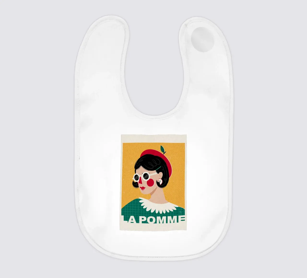 Moda francese La Pomme bavaglino da Charlotte Gagnon