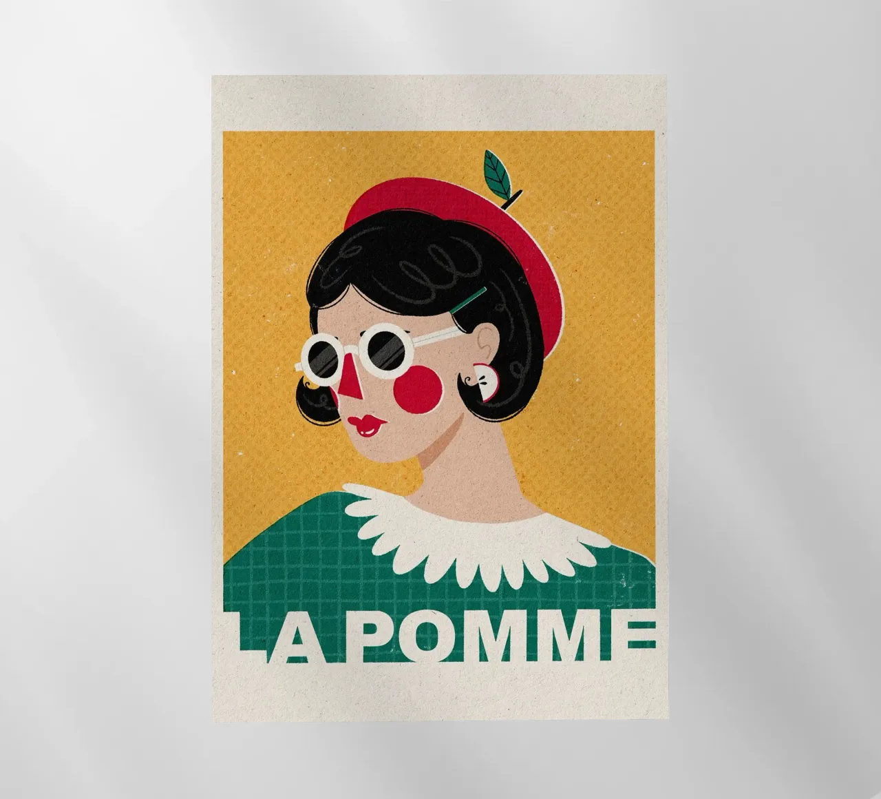 Moda francese La Pomme pellicola backlit da Charlotte Gagnon
