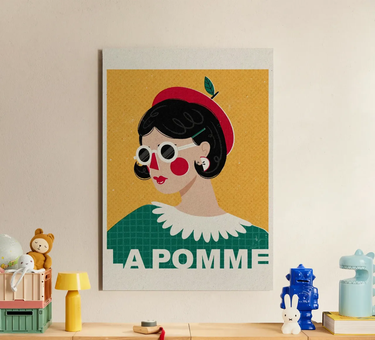 Moda francese La Pomme alluminio dibond da Charlotte Gagnon