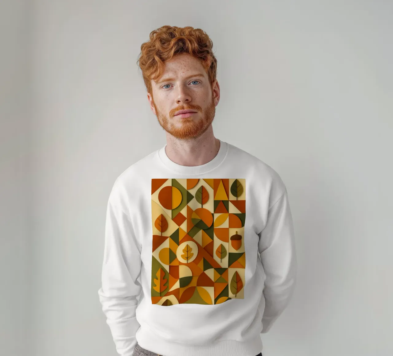 Autunno Autunno Autunno Stile Moderno Metà Secolo felpa da ARTOMATIC