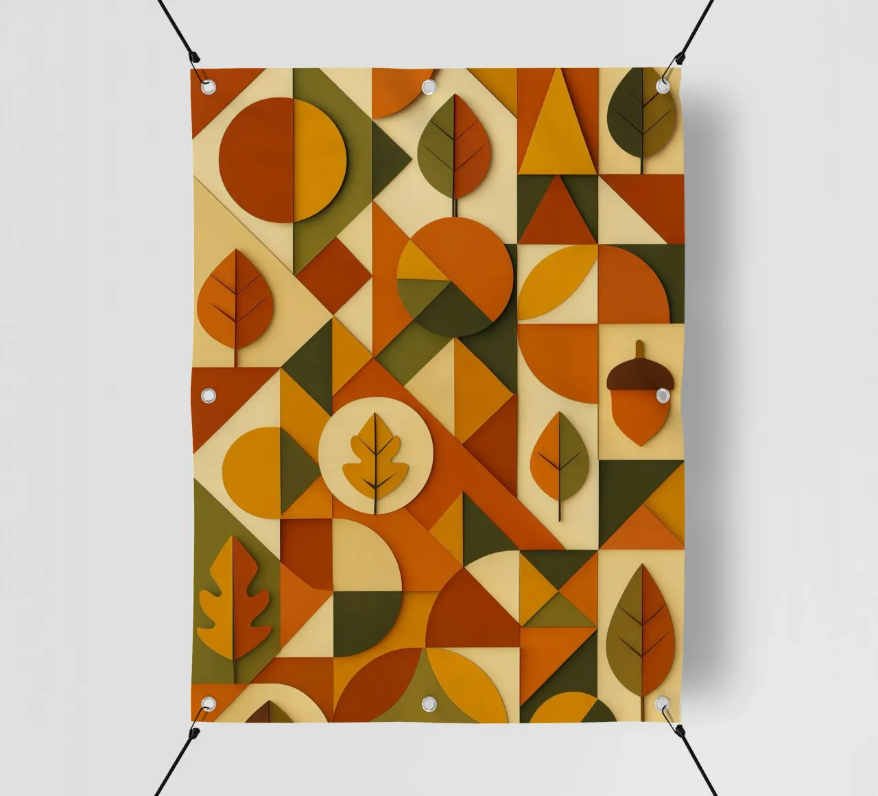Autunno Autunno Autunno Stile Moderno Metà Secolo telo in pvc da ARTOMATIC
