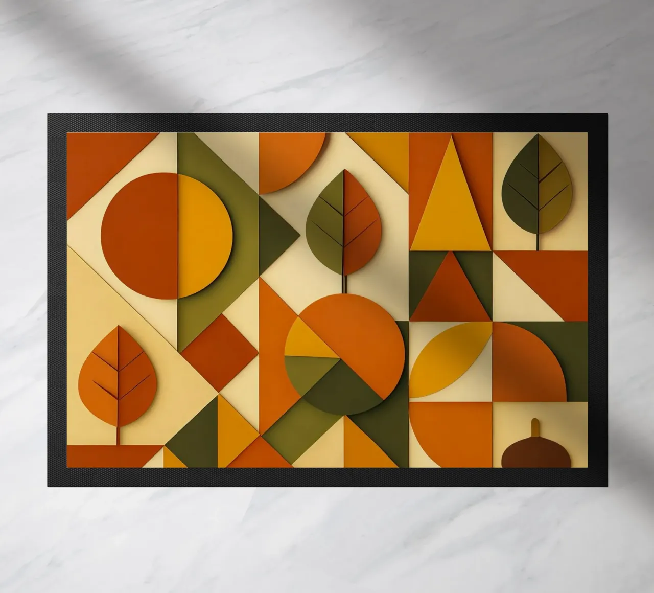 Autunno Autunno Autunno Stile Moderno Metà Secolo zerbino da ARTOMATIC