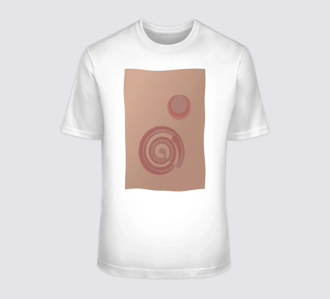 Abstract pattern with circles. In pink, pink and purple. t-shirt by Something for you