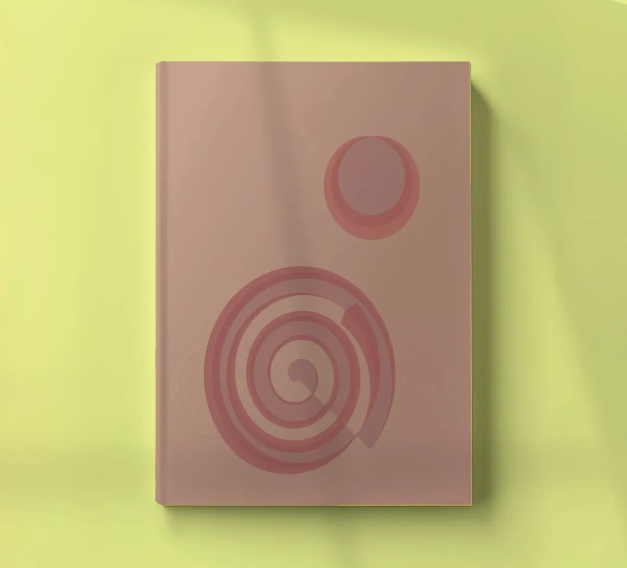 Abstract pattern with circles. In pink, pink and purple. notebook by Something for you