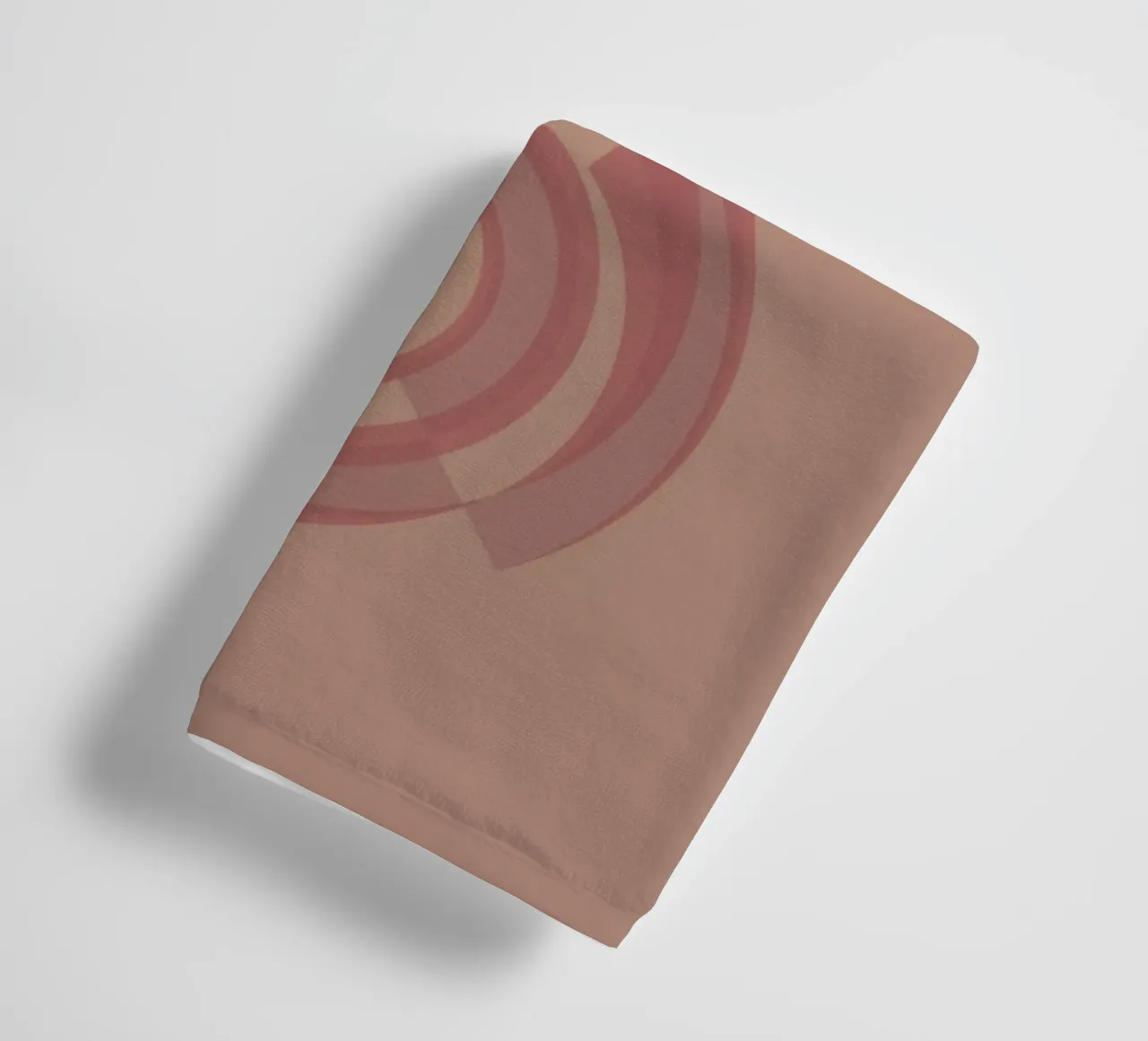 Abstract pattern with circles. In pink, pink and purple. towel by Something for you