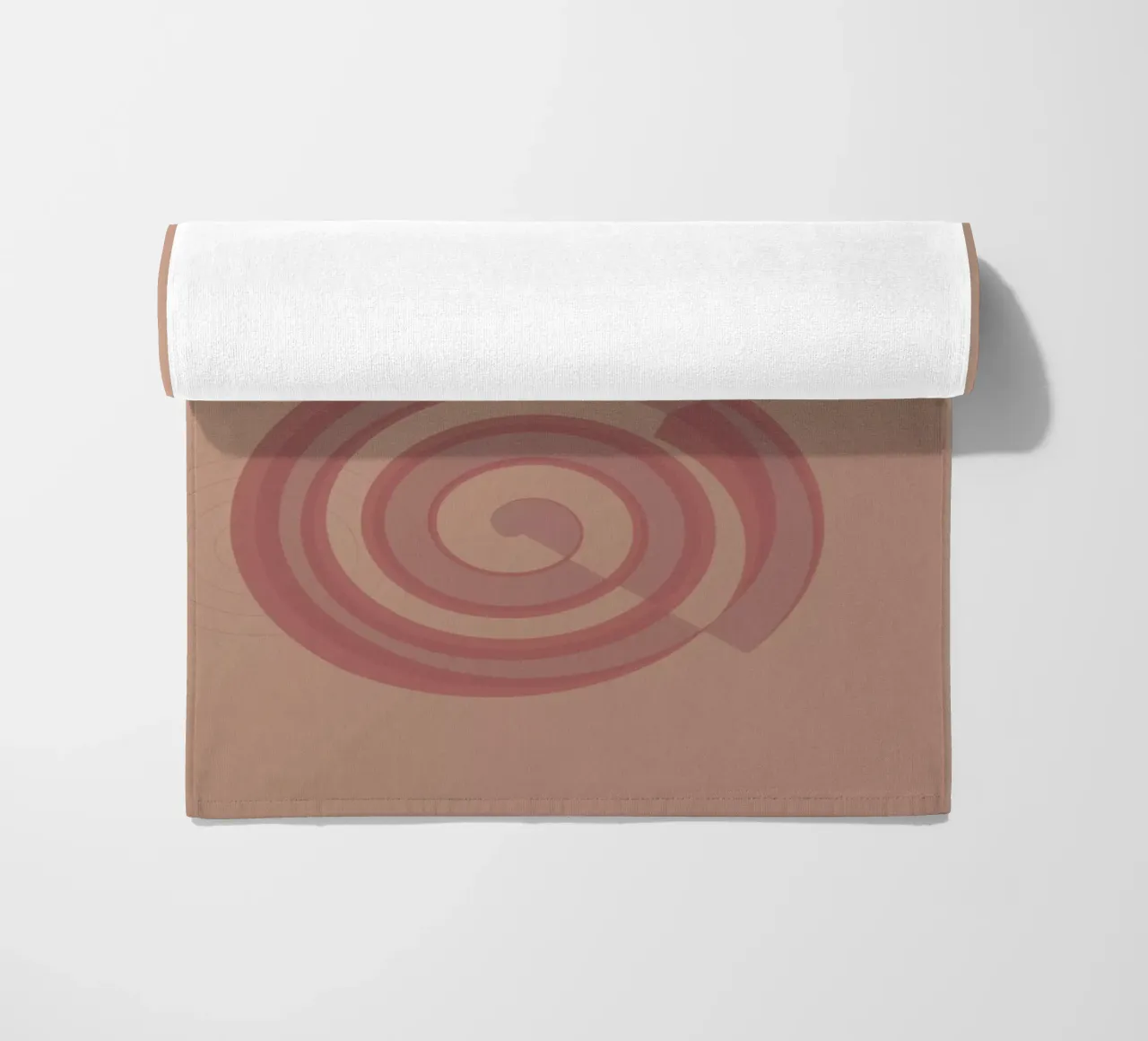 Abstract pattern with circles. In pink, pink and purple. beach towel by Something for you