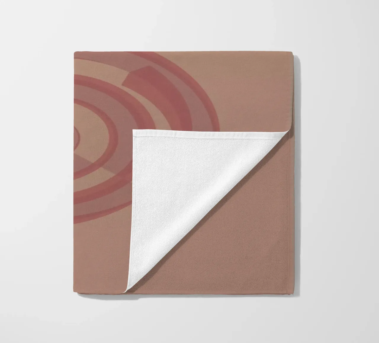 Abstract pattern with circles. In pink, pink and purple. beach towel by Something for you