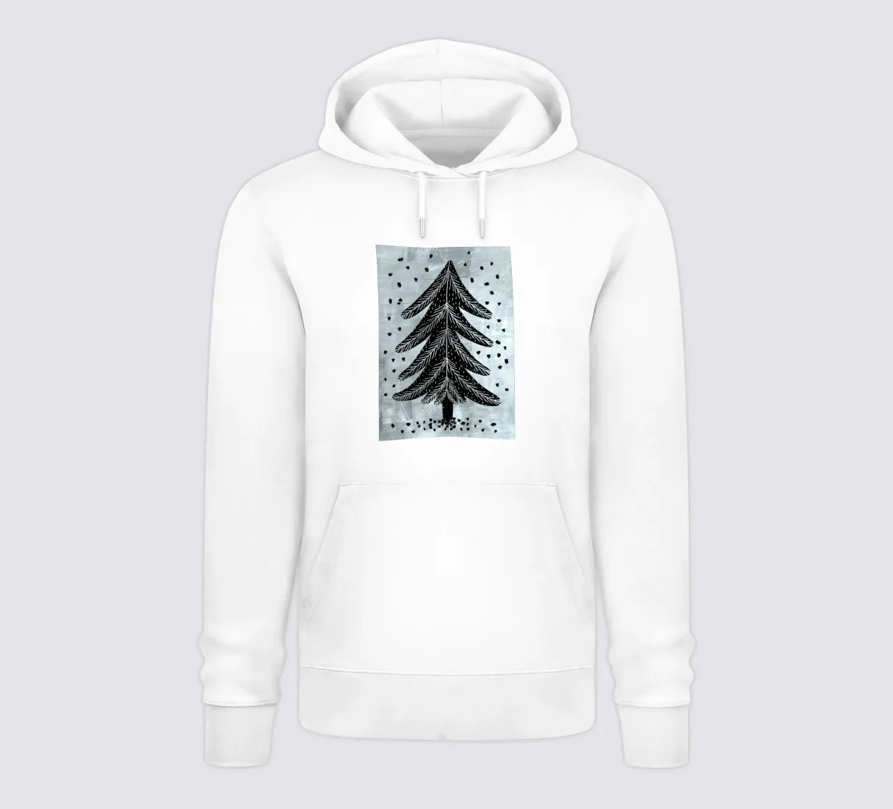 Pine Tree felpa con cappuccio da Charlotte Gagnon