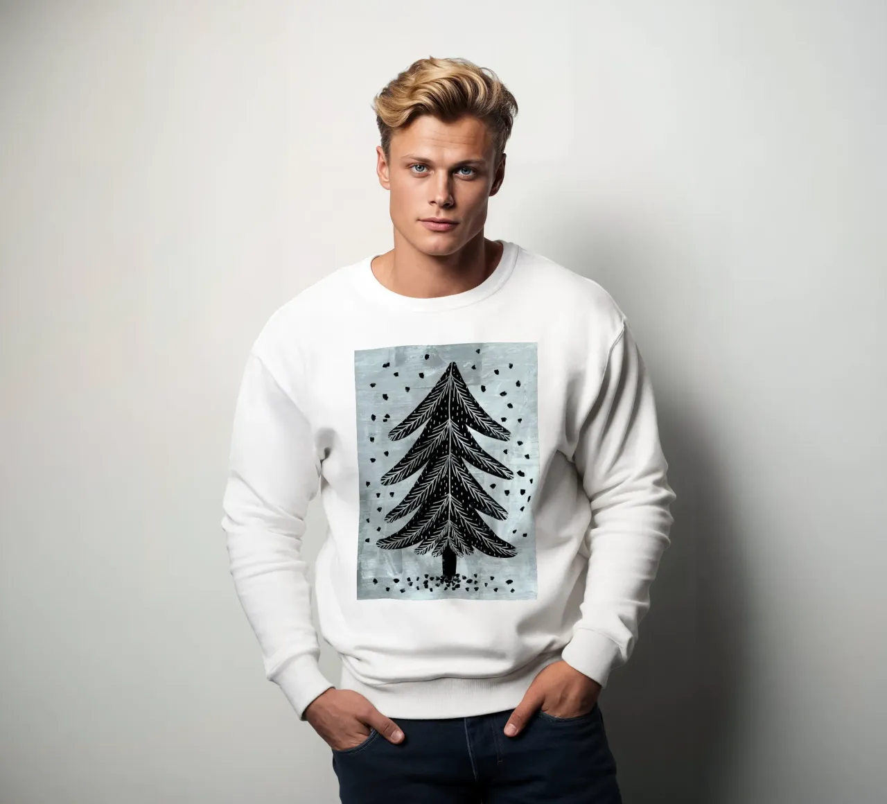 Pine Tree felpa da Charlotte Gagnon