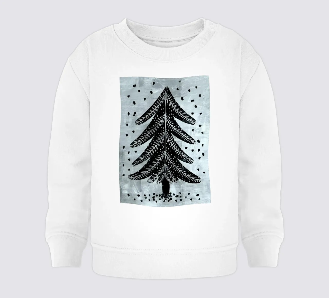 Pine Tree felpa neonato da Charlotte Gagnon