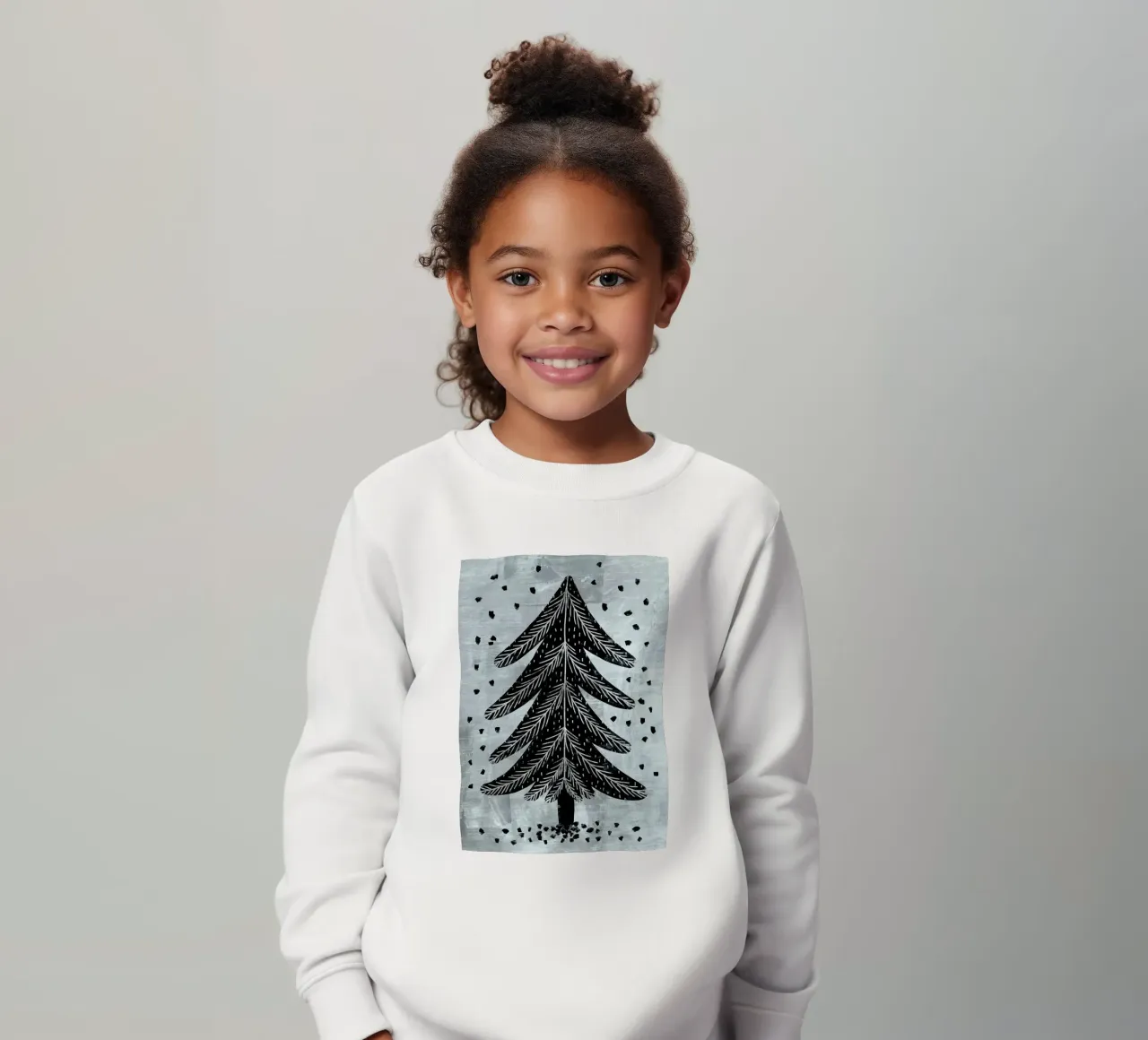 Pine Tree felpa bambino da Charlotte Gagnon