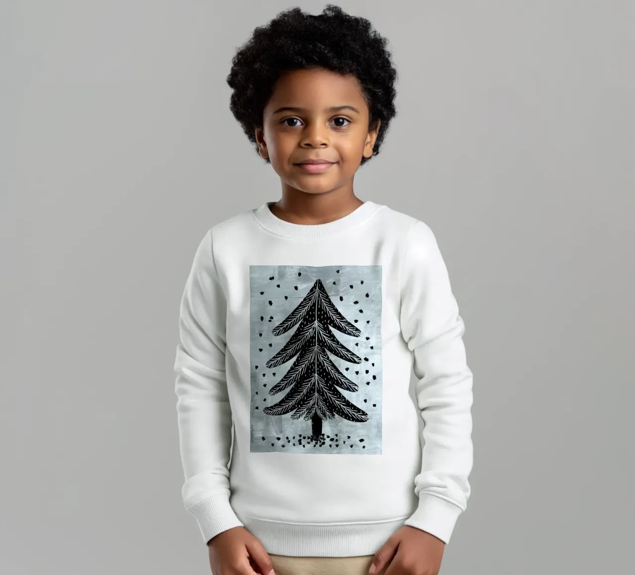 Pine Tree felpa bambino da Charlotte Gagnon