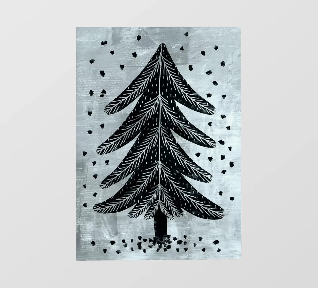 Pine Tree telo in pvc da Charlotte Gagnon