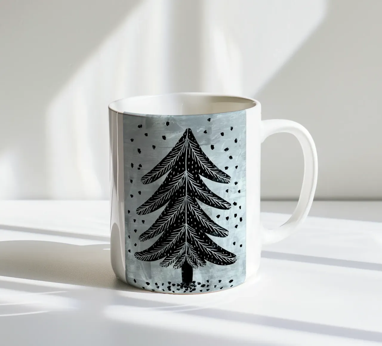 Pine Tree tazza in ceramica da Charlotte Gagnon